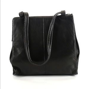 Kenneth Cole New York black leather tote